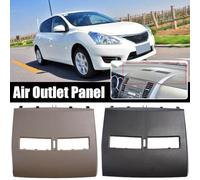 Couvercle/Convient for Nissan Tiida 2005-2011 Finition de voiture - Coque d'instrument Tableau de bord Panneau de sortie d'air Évents Climatiseur Couvercle avant central(A)