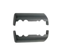 Couvercle Coque D'extrémité Rail Compatible Avec Toyota Pour Land Pour Cruiser Pour Prado FJ150 2010-2017 Couvercle Barre Toit Embout Rail Garniture Rails Bagages(2pcs middle black)