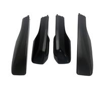 Couvercle Coque D'extrémité Rail Compatible Avec Toyota Pour RAV4 XA30 2006 2007 2008 2009 2010 2011 2012 Barres Toit Housses Bagages Barre Protection D'extrémité Rail(Black)