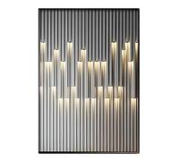 Couvercle Coulissant Vertical pour Tableau électrique, Peinture décorative pour Compteur électrique/boîte à fusibles, Couvercle pour Tableau électrique d'alarme(J,45x55cm)