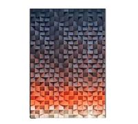 Couvercle Coulissant Vertical pour Tableau électrique, Peinture décorative pour Compteur électrique/boîte à fusibles, Couvercle pour Tableau électrique d'alarme(D,40x50cm)