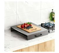 Couvercle Cuisinière Gaz pour Cuisine Plaque Protection Universelle Plaque Cuisson Gaz pour Petites Maisons, Plans de Travail Cuisine Facile Nettoyer(Gray,L13.78xW17.72xH3.54IN)