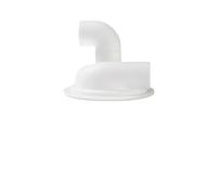 Couvercle Cyclone For Aspirateur, Collecteur De Poussière, Compatible Avec Le Bricolage, Filtre For Le Travail Du Bois, Adaptateur For Collecteur De Poussière Cyclone(White-with elbow)