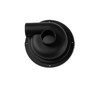Couvercle cyclone for aspirateurs, séparateur de poussière, collecteur de poussière cyclone, filtre de menuiserie DIY(Black-with elbow)