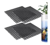 Couvercle d’Aquarium - Grille Plastique Haute Densité | Séparateur de Bac à Poissons, Zone de Repos pour Tortues, Couvercle Anti-Saut Terrarium, Grille pour Filtration & Protection du Fond (4pcs)