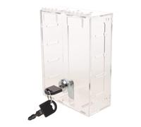 Couvercle D’interrupteur Électrique en Acrylique Transparent, Sécurisé | Clé Incluse, Visibilité du Statut, Accès Adulte Simple, Usage Bureaux et Salles de Classe