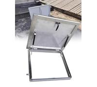 Couvercle d'accès au Toit Robuste et étanche - Couvercle de puits de lumière et de Regard résistant aux intempéries pour combles, toits Plats et inclinés, Durable, résistant aux UV, installa