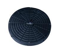 Couvercle d'accès pour Fosse septique de 20 cm avec poignée, Plaque de Drainage en polyéthylène renforcé pour Jardin, allée et Trottoir - Durable et résistant aux intempéries