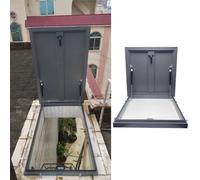 Couvercle d'accès pour trappe de toit, couvercle imperméable pour puits de toit, trou d'homme et cave, design durable pour une protection fiable