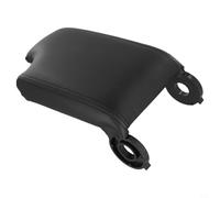 Couvercle d'accoudoir de console centrale de rechange pour BMW E46 Série 3 1999-2004 - Dessus rembourré en cuir synthétique avec mousse de réduction du bruit - Pièce de réparation intérieure noire