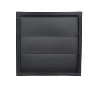 Couvercle d'aération à persiennes de 10,2 cm, capuchon mural en ABS avec protection contre la pluie et moustiquaire pour CVC et aérations de sèche-linge