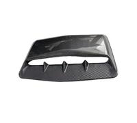 Couvercle d'aération camion voiture, latéral capot, accessoires universels, garniture extérieure écope décorative écope de capot(1PCS carbon fibre)