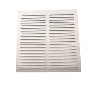 Couvercle d'aération carré au design élégant, alliage d'aluminium avec maille intégrée pour une gestion efficace du flux d'air (400 x 400 mm)