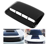 Couvercle d'aération de capot, couvercle d'aération de capot moteur couvercle de capot noir brillant universel pour la Modification de voiture