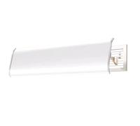 Couvercle d'aération de climatiseur monté sur le côté, largeur 20 cm, déflecteur de climatiseur central réglable, aide à la circulation de refroidissement/chauffage, pour bureau commercial (Color : W