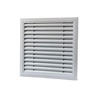 Couvercle d'aération de grille, couvercle d'aération mural, grille d'aération en alliage d'aluminium, obturateur d'unité extérieure de climatisation intérieure et extérieure (taille: style A (ouvertur