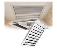 Couvercle D'aération De Pignon De Grenier Avec Écran 18 14 12 24 28 Pouces, Évents De Soffite En Aluminium/panneau D'accès CVC For Câblage De Chauffage(200x450mm(8x18in))