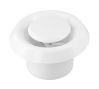 Couvercle d'aération de plafond rond, réglable pour extracteur d'air de salle de bain, cuisine, 75 mm, 100 mm, 150 mm, blanc