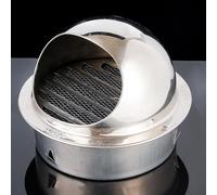 Couvercle D'aération De Sèche-linge, Grille D'aération Murale, Ventilation | Grille À Persiennes À 45°, Évacuation Des Odeurs, Résistante À La Rouille, Forme Hémisphérique(300 mm/11.8 in)
