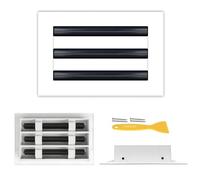 Couvercle d'aération décoratif moderne - Diffuseur linéaire en aluminium pour plafonds, murs et sols - Grille d'aération élégante pour la gestion du flux d'air à la maison et au bureau