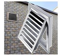 Couvercle d'aération décoratif, porte amovible, grille de filtre à air de retour en acier inoxydable 304 avec interrupteur, intégration facile for systèmes CVC(40x32in/102x81cm)