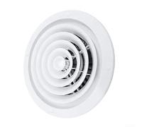 Couvercle d'aération en ABS conçu pour les systèmes de ventilation et pour les conduits d'échappement, s'adapte aux ouvertures de 190 à 300 mm, assure un flux d'air équilibré et minimise les problèmes