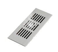 Couvercle d'aération en alliage d'aluminium for armoire, grille de ventilation décorative noire for armoires, accessoires quincaillerie for(60x300mm)