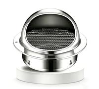 Couvercle D'aération Épais En Acier Inoxydable 304, Grille D'aération À Persiennes, Conduit De Capuchon Rond De Capot, Empêche Les Vents Contraires Et L'air(80 mm/3.1 in)