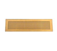 Couvercle d'aération, évents de placard, persiennes d'aération, rectangle fantaisie fleur de neige en nid d'abeille de 80 mm, or, argent, noir, couvercle de grille d'aération en aluminium, climatiseur