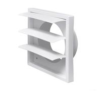 Couvercle d'aération pour hotte aspirante avec protection antiparasitaire intégrée, convient pour la circulation d'air intérieure et extérieure et les applications de réduction du bruit (20,3 cm (avec