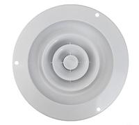 Couvercle d'aération réglable, conduit d'aération rond pour plafond ou mur, diffuseur d'air en ABS, blanc, grille d'évacuation d'air de salle de bain, grille de sortie d'air de cuisine (300)