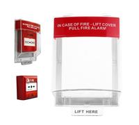 Couvercle D'alarme Ignifuge,Protection en PVC De Sécurité,Protection Ignifuge pour Alarme - pour Bibliothèque Bâtiments Publics Maison Couloir École sous-Sol