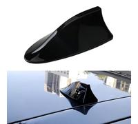 Couvercle d'antenne d'aileron de Requin, antenne factice décorative, Couvercle en Forme véhicule Compatible avec la Plupart des Voitures-Noir