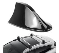 Couvercle d'antenne d'aileron de Requin de Voiture Autocollant en ABS sans Perforation, antenne 'aileron Requin avec Panneau intérieur pour signaux 7x3x2, Spoiler décoratif Remplacement pour v