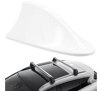Couvercle d'antenne d'aileron de Requin de Voiture Autocollant en ABS sans Perforation, antenne 'aileron Requin avec Panneau intérieur pour signaux 7x3x2, Spoiler décoratif Remplacement pour v