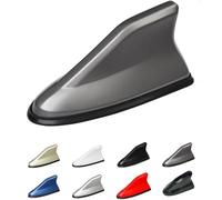 Couvercle d'antenne d'aileron de Requin Voiture pour 215 C216 2002-2013, Couvercle Remplacement en Forme avec Ruban adhésif, Support Capuchon décoratif, Gris