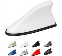 Couvercle d'antenne d'aileron de Requin Voiture pour 215 C216 2002-2013, Couvercle Remplacement en Forme avec Ruban adhésif, Support Capuchon décoratif, Blanc