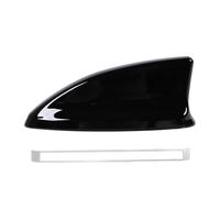 Couvercle d'antenne en Forme d'aileron de Requin, en Plastique ABS de qualité supérieure, décoration de Base aérienne pour Toit de Voiture, Installation Facile pour CRV Accord (Noire)