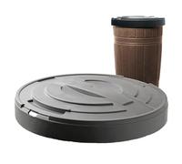 Couvercle de 66 cm de diamètre pour réservoir d'eau Prosperplast WOODCAN 265 litres et Raincan 210 litres - Fermeture étanche - Couvercle pour réservoir d'eau, eau de pluie, écologie, outils de jardin