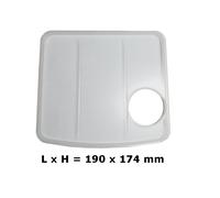 Couvercle de bac à grain transparent avec joint silicone 996530007467 / 421941216281 - GAGGIA SAEC0