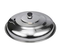 Couvercle de badigeonnage pour plaque chauffante, couvercle de casserole en acier inoxydable 12 pouces avec poignée, poêle à frire/wok remplacement pour la maison