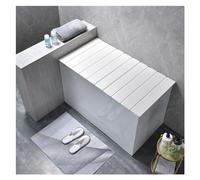 Couvercle de Baignoire Pliable et imperméable, Plateau Anti-poussière de 0,6 cm d'épaisseur pour Une expérience Spa à Domicile. Plateau de Bain Portable pour la détente et la prote