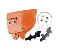 Couvercle de Bande de Frein de chaîne adapté for 136 137 141 141 avec kit de vis de Chien d'abattage, tronçonneuse de Remplacement 530 05 48 02, 530 05 22 32.
