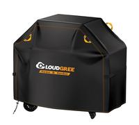 [Couvercle de barbecue à fil orange LG-210D] Housse de four à gaz de barbecue anti-déchirure avec cordon d'ourlet réglable, adaptée au mule, Char-Broil, Negrill et autres fours. 190