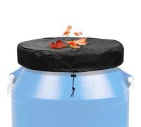 Couvercle de baril étanche pour couvercle de couvercle élastique de 55 gallons avec déformation du cordon, UV, ajusté pour les barils de pluie, les barils de jardin, les conteneurs de rangement et l'u