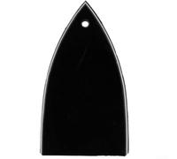 Couvercle de barre de réglage de rechange pour guitare électrique, design à 1 trou, plastique 3 plis, accessoire de type triangle en noir