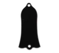 Couvercle de barre de réglage en plastique noir en forme de cloche pour guitare électrique et basse avec trou de 52 mm de distance entre les trous