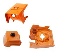 Couvercle de base de filtre à air cylindrique pour tronçonneuse MS440 044 - Assemblage de rechange avec couvercle de tête et base de filtre en métal