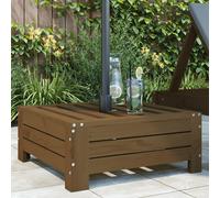 vidaXL Couvercle de base de parasol 825334 Bois massif de pin Marron miel