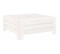 Vidaxl Couvercle De Base De Parasol Blanc Bois Massif De Pin